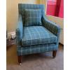 Edwardian Style Chair Wool Check